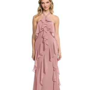 Azazie Velma Dress in Dusty Rose